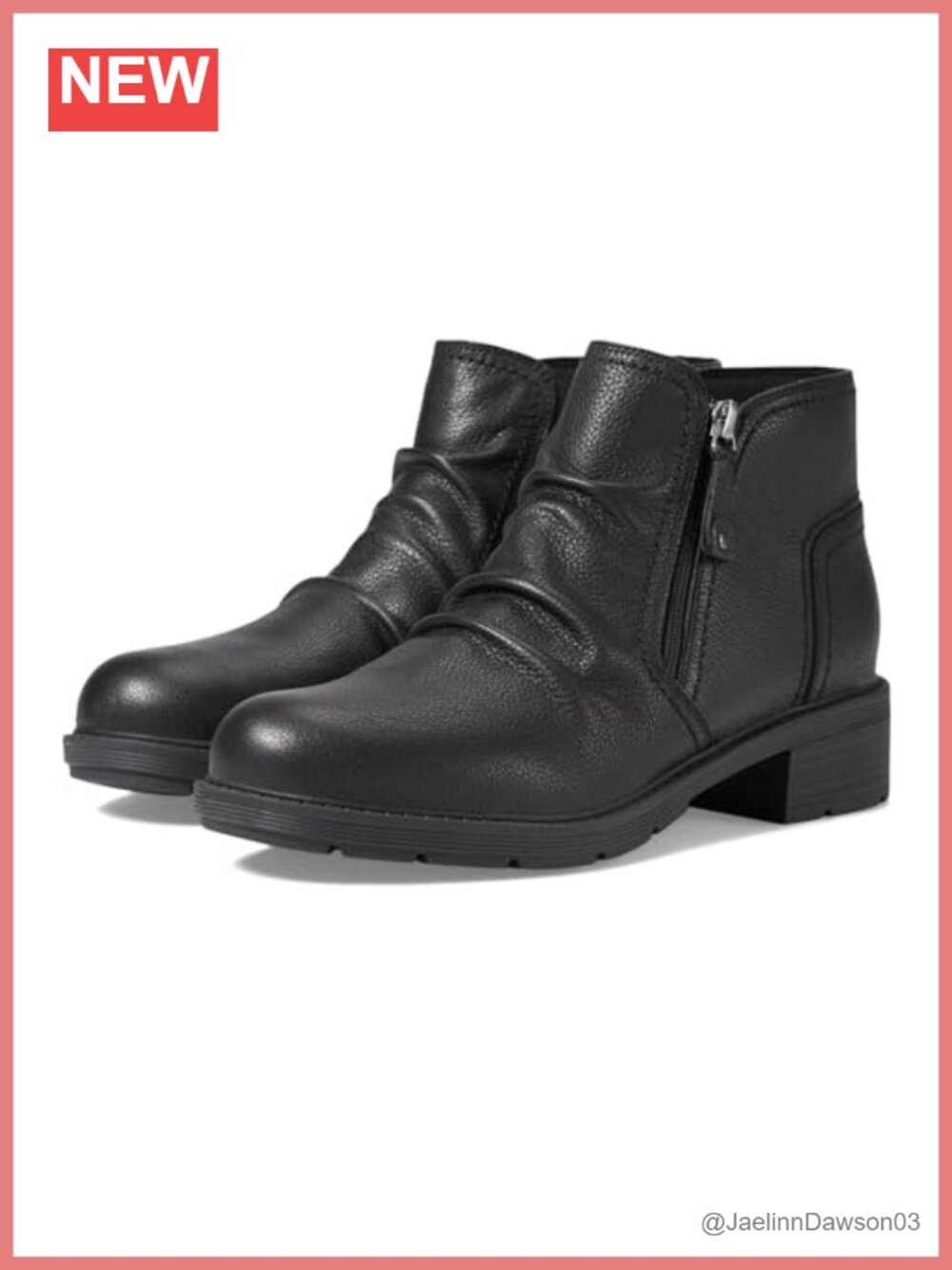 Clarks Hearth Dove Ankle Boots Women's Zip Faux Leather Ultimate Comfort